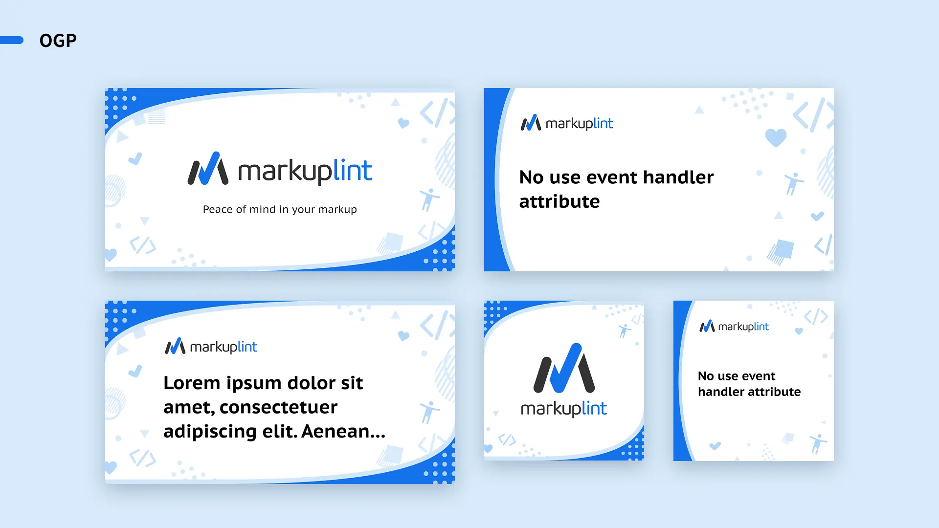 OGP画像：新しいロゴに合わせて、関連するピクトグラムを散りばめ親しみやすい雰囲気に